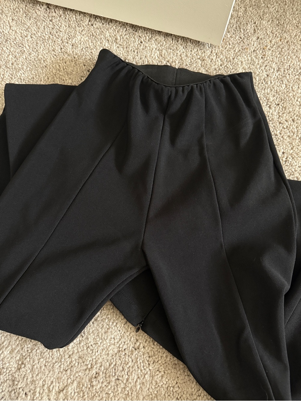 The Frankie Shop Black Straight Leg Pants
